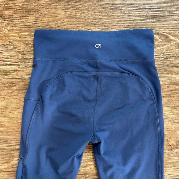 Gap Girls Leggings Periwinkle Blue Size Large 10-11 Yoga Dance Running Workout - Picture 5 of 7